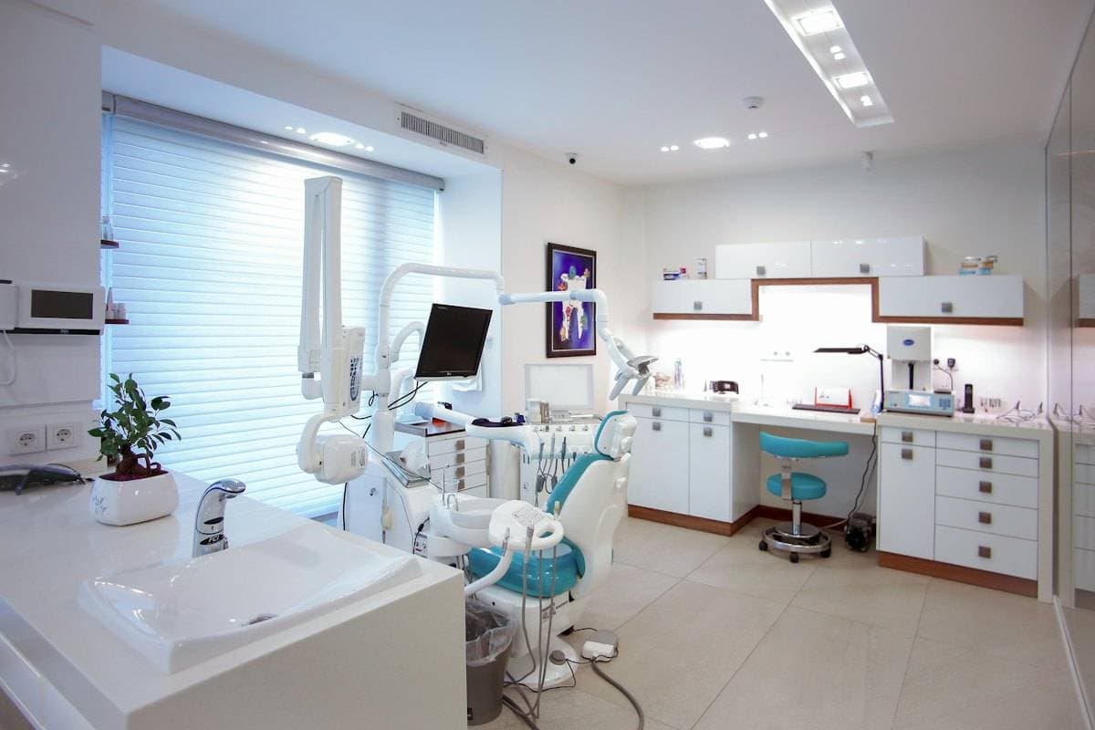 Bright modern treatment room